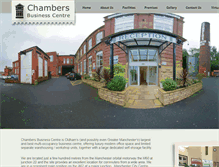 Tablet Screenshot of chambersbusinesscentre.co.uk